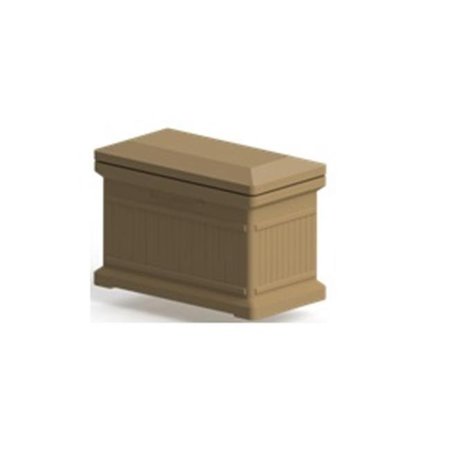 RTS COMPANIES US RTS Companies US 5502-00501A-54-81 Standard Horizontal Architectural ParcelWirx Delivery Drop Box - Oak 5502-00501A-54-81